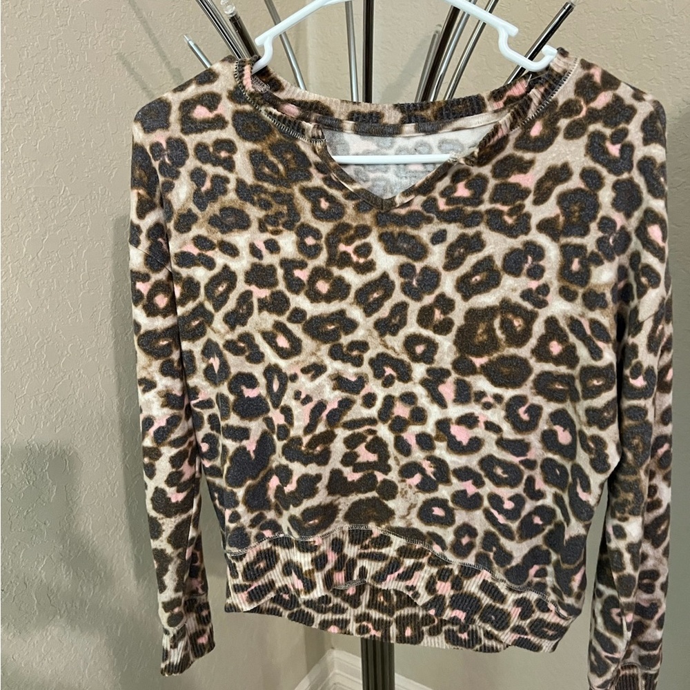 Brand New Justice Leopard Print Top